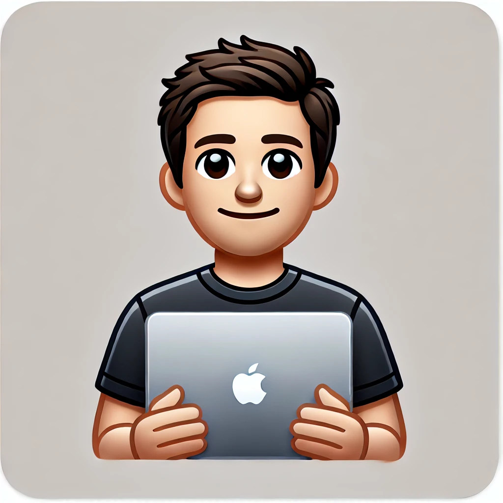 emoji of a person sitting with the laptop in the hands